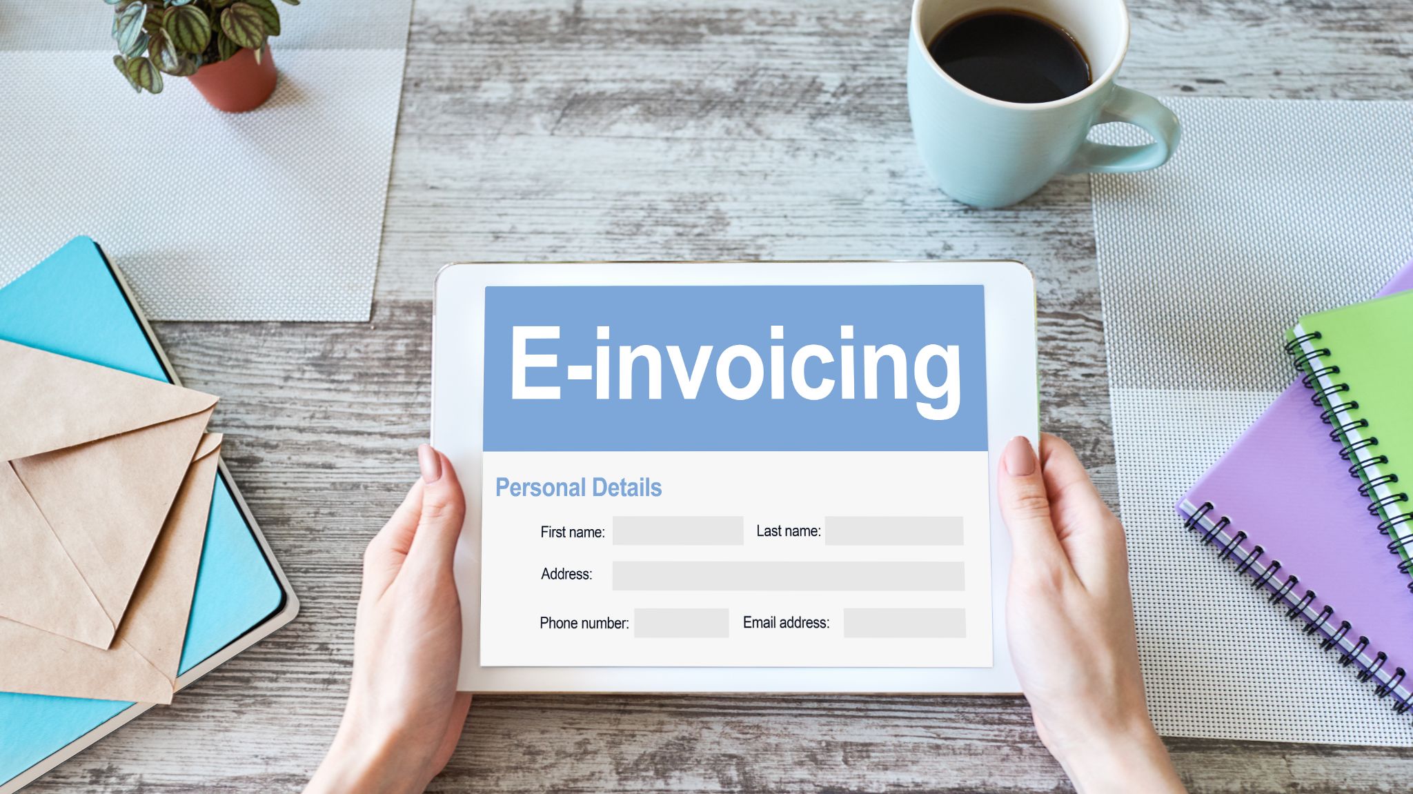 E-invoicing,,Online,Banking,And,Payment.,Technology,And,Business,Concept.
